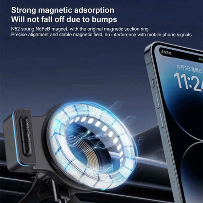 15W Magnetic Car Mount Wireless Charger